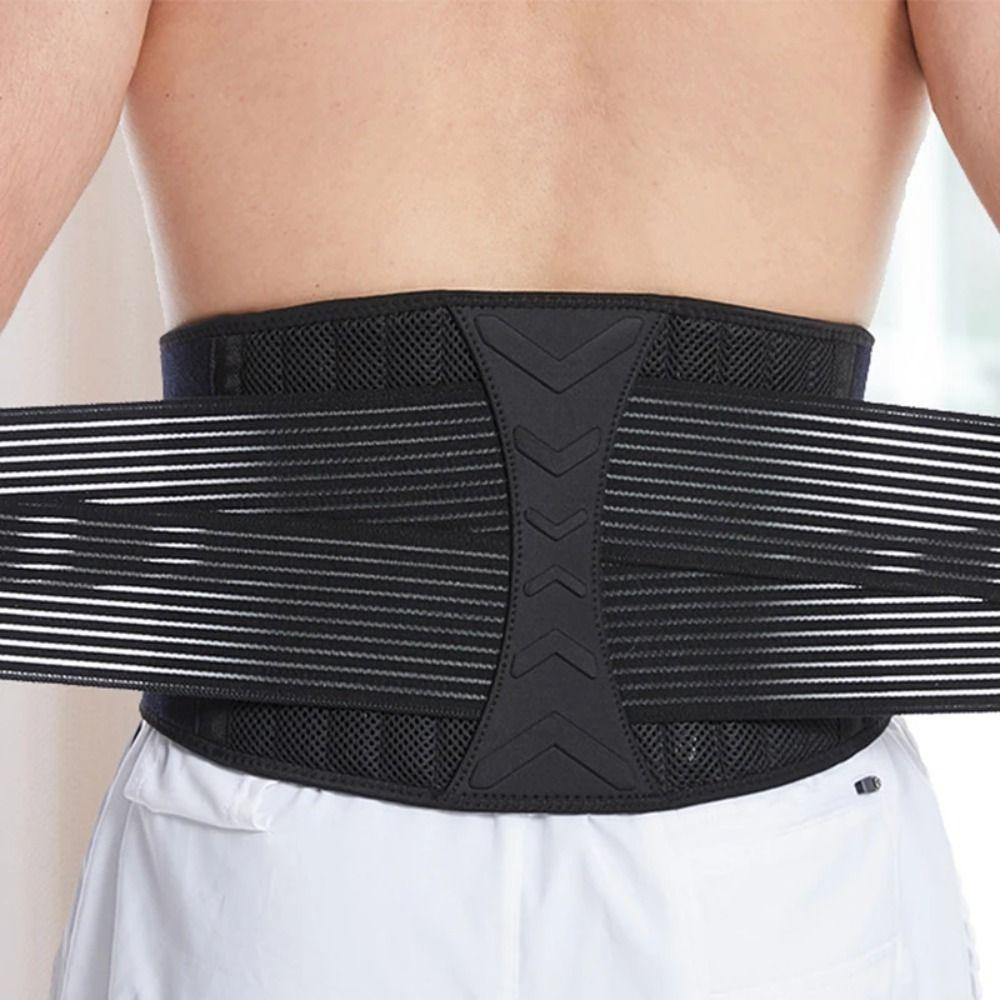 Adjustable Spine Support Belt 8-springs Orthopedic Lumbar Belt Lumbar Corset  Gym Training