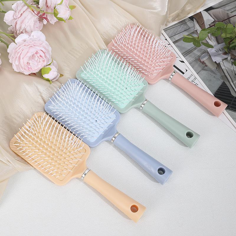 Women's Large Air Cushion Massage Comb - Cute, Smooth Styling for Students