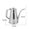 304 Stainless Steel Oil Dispenser Bottle 1L/1.2L Olive Oil Dispenser  Oil Storage