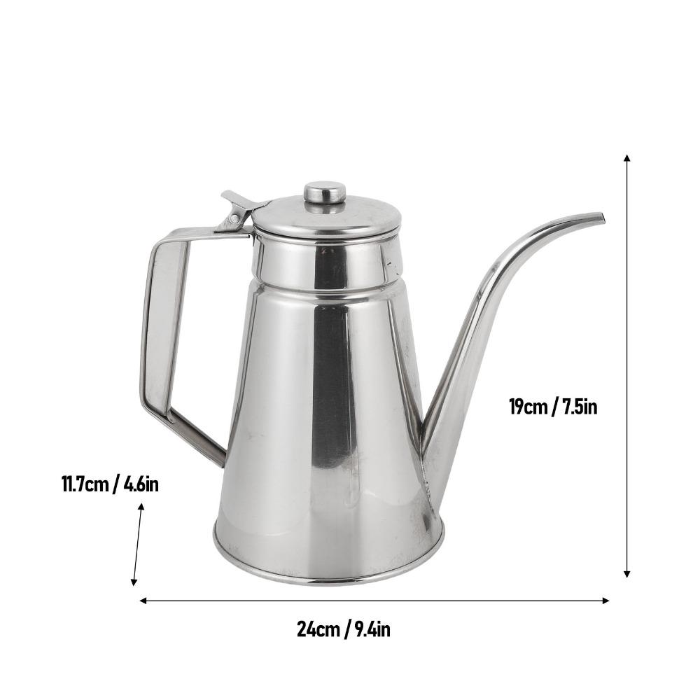 304 Stainless Steel Oil Dispenser Bottle 1L/1.2L Olive Oil Dispenser  Oil Storage