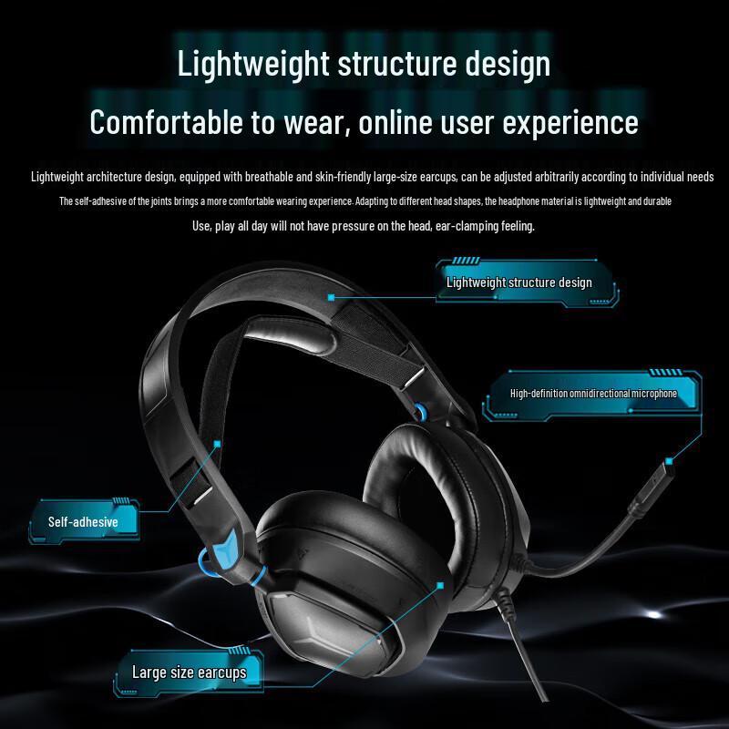 Lenovo Legion R360 Wired Gaming Headset