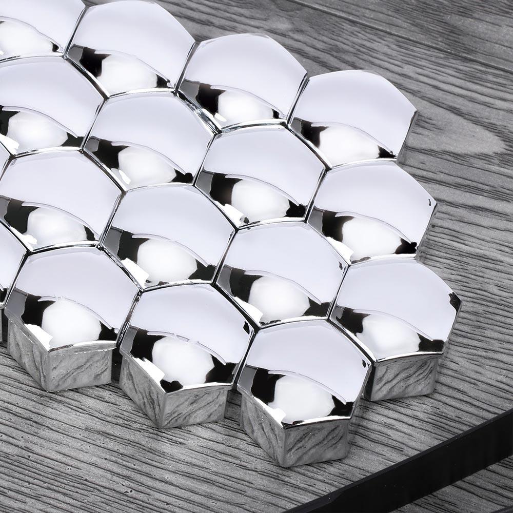 Decor Screw Protector 20pcs/pack Auto Hub Caps Bolt Caps Screw Covers Bolt Covers Screw Caps