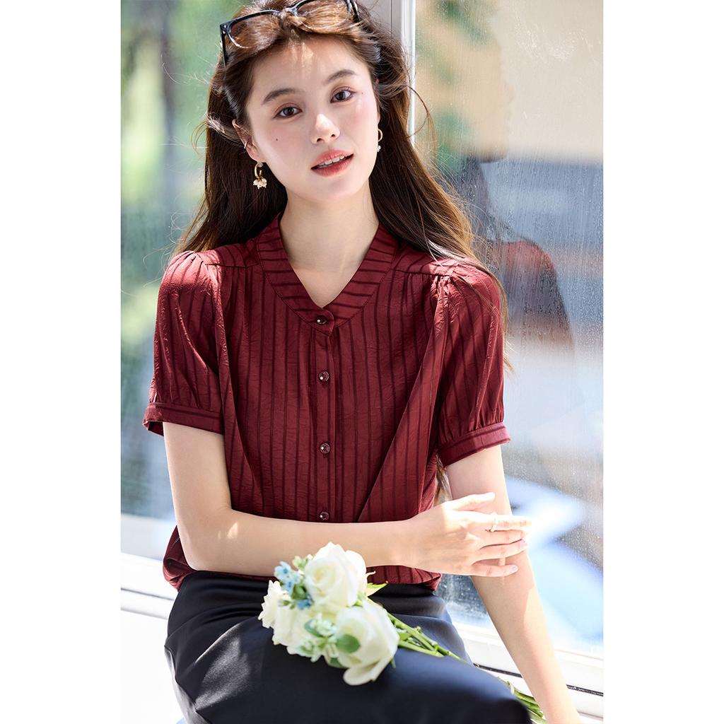 Summer High-end Shirt, High-end Women's Shirt, Casual Women's Top, Short Sleeved T-shirt, Small Shirt, Women's Top