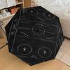 1PC Hockey Rink Pattern Small Travel Automatic Folding Umbrella, Compact Windproof Umbrella, Automatic Open/Close ,Gift-091573