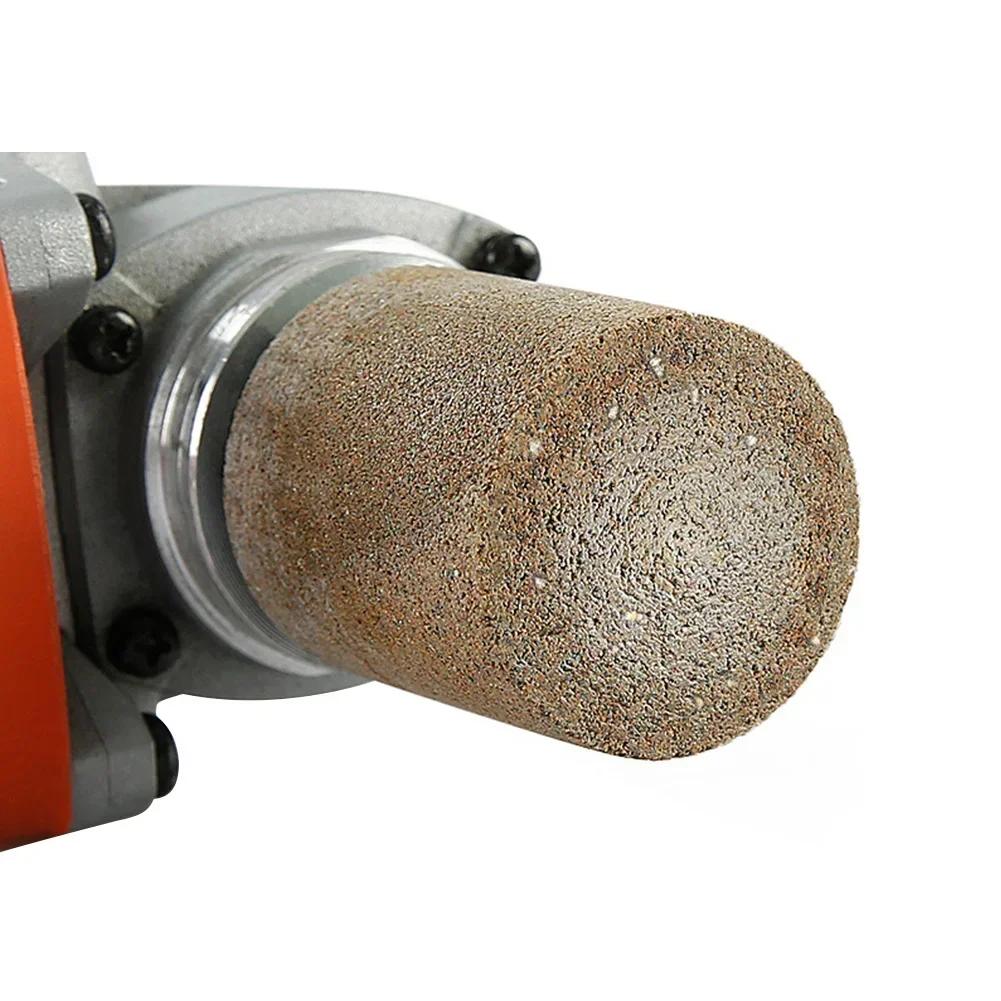 Cylindrical Diamond Polishing Wheel 50/100/200 Grit Stone Grinding Head Sanding Disc Angle Grinder Marble Tile Abrasive Tools