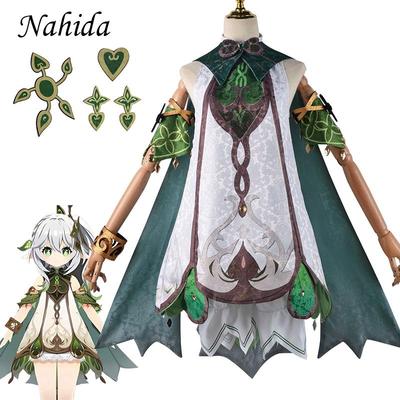 Ysir Grass God Nahida Cos Embroidery Game Anime Clothing Women's Cosplay Complete Set