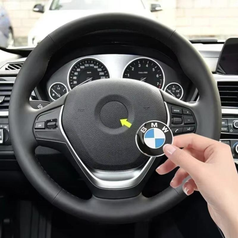 Car Steering Wheel Decoration Badge 45mm Sticker for BMW F26 X3 X5 E36 E60 F40 F10 F45 E46 G20 G22 G23 G12 E90 E91 Accessories