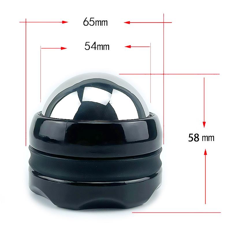 Stainless Steel Massage Ball Roller for Muscle Relaxation & Hot/Cold Therapy