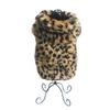 Pet Clothes Soft Leopard Printed Pets Clothing Animals Cold Winter Coat Wearing Supply for Christmas Holiday Festival Party