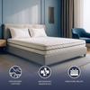 The White Stone Pocket Spring and Foam Mattress, 24 Cm | and Hypoallergenic