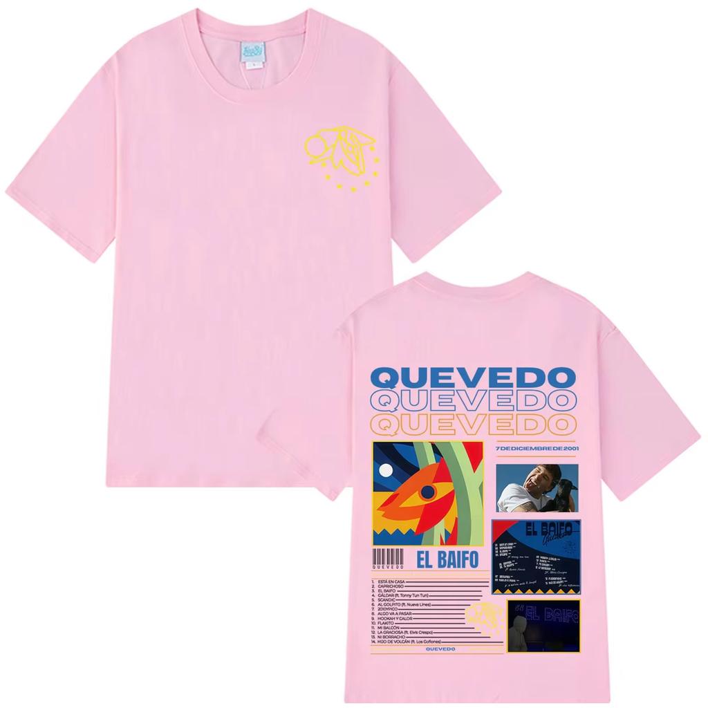 Quevedo El Baifo Tour Concert Graphic Print Unisex Women And Men T-shirt
