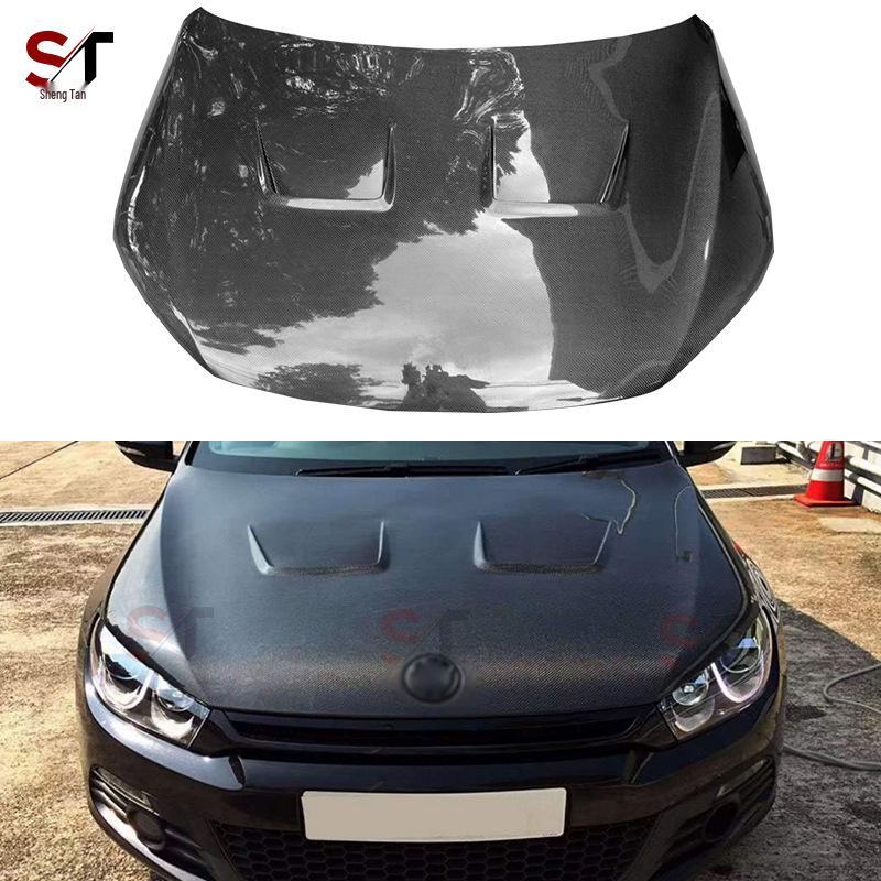Volkswagen Scirocco Carbon Fiber Front Hood Modification Kit