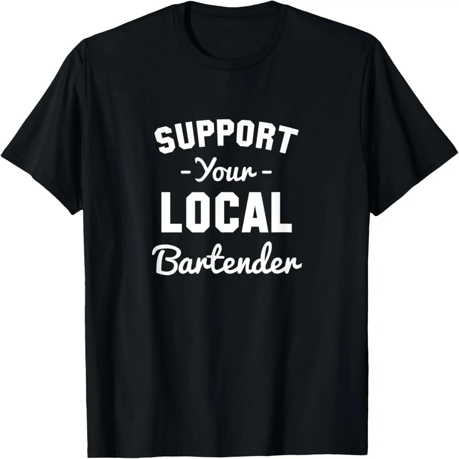 

port Your Local Bartender Graphic T-Shirt XXXXXL чёрный