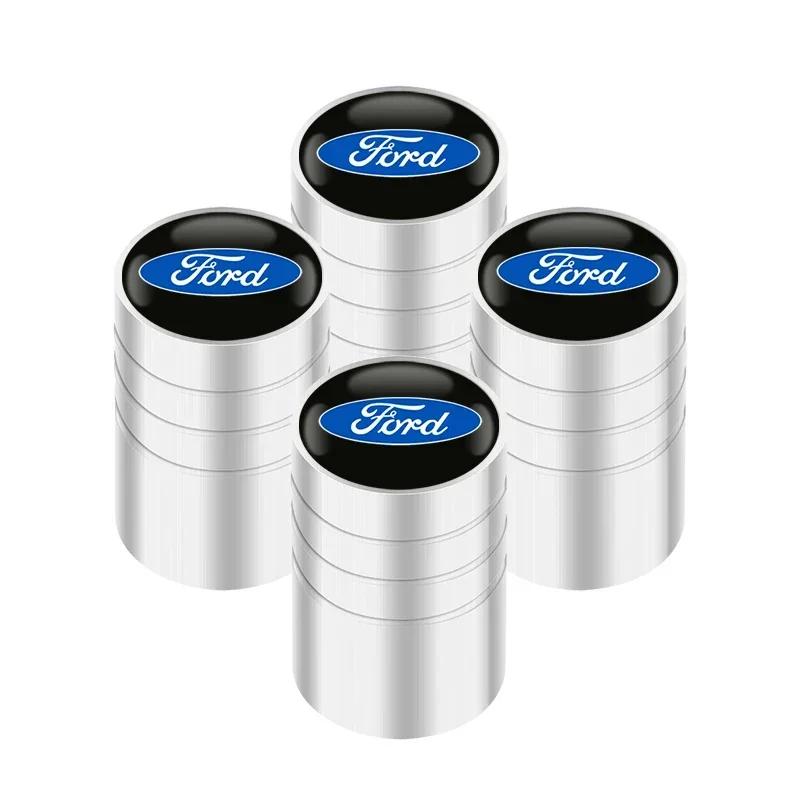 Adesivi per Auto 4pz Tappi Coprivalvole Pneumatici Auto per Ford focus Fiesta EcoSport ESCORT ranger fusion mondeo Mustang transit Accessori Auto