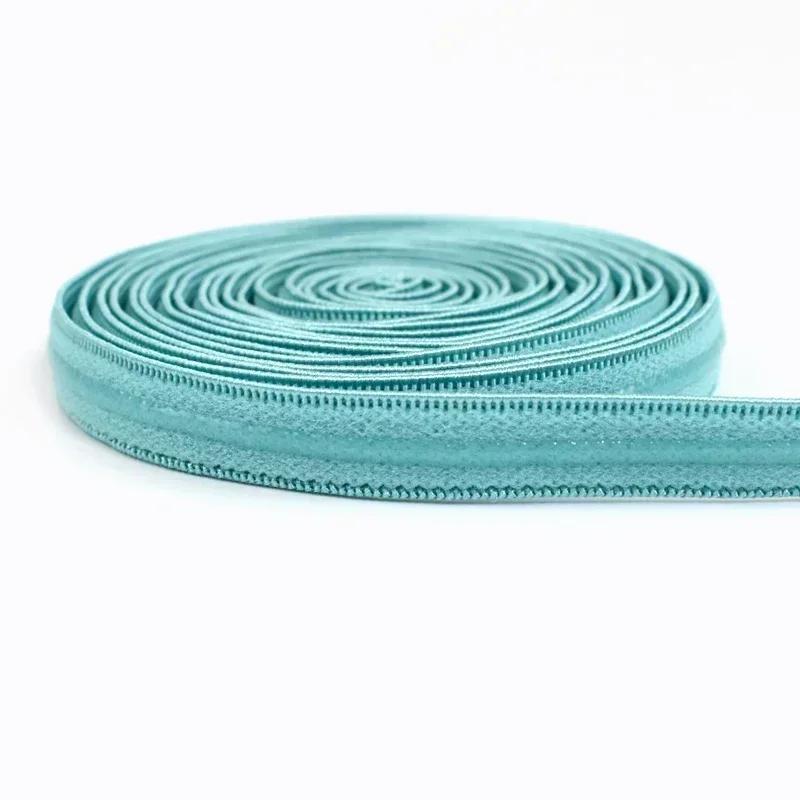 Cinta Elástica Antideslizante de 2/5/10/20M, 10mm de Estiramiento, Bandas de Goma de Silicona Elástica para Tirantes de Sujetador, Ropa Interior, Cinturones, Cintas, Accesorio de Recorte para Costura