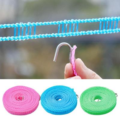 Travel Clothesline 16ft RV Non Slip Windproof Clothesline For Campers Travel Laundry Rope For Drying Clothes In Hotel For Home