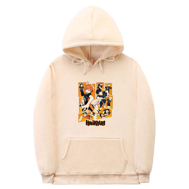 Haikyuu Haikyuu Haikyuu Cartoon Day Anime Loose Hooded Sweatshirt Sweatshirt