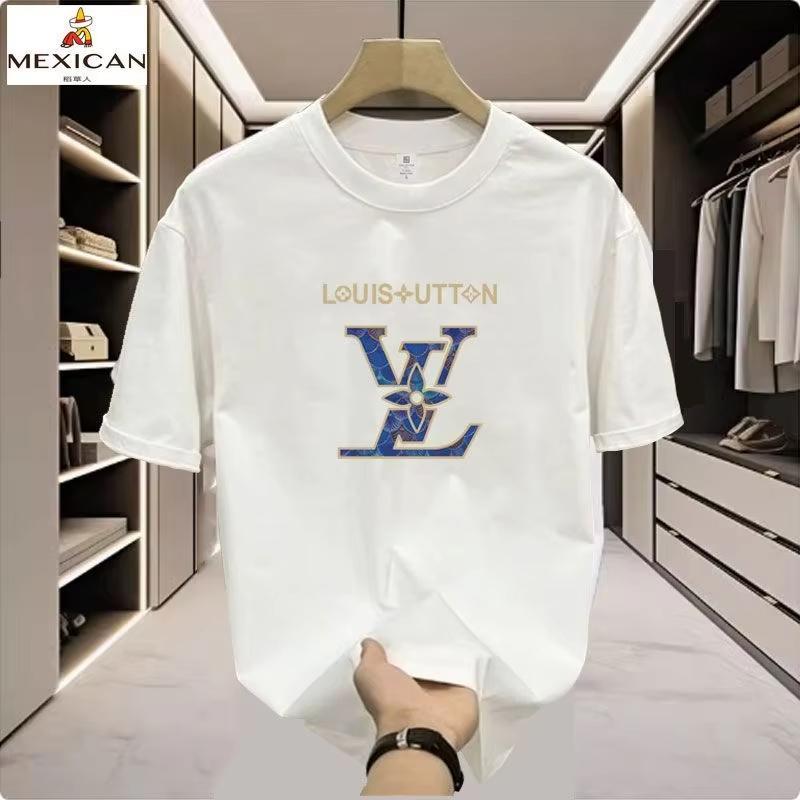 

Нова модна трендова футболка з вільними літерами для пар, круглий виріз, повсякденний та універсальний напіврукав XL