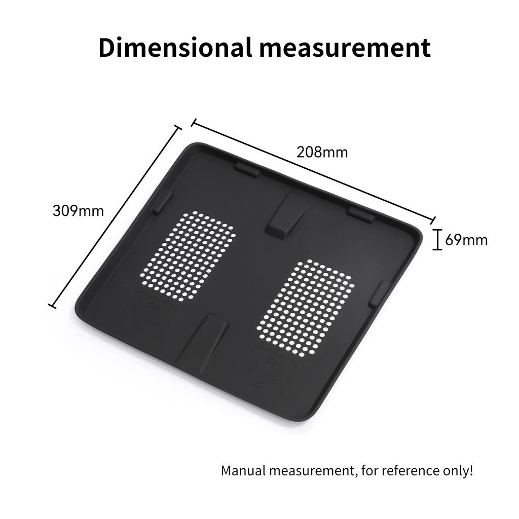 for BYD SHARK 2025 Non-slip Mat Central Control Wireless Charging Pad Car Pickup Interior Accessories Silicone Protective Pad