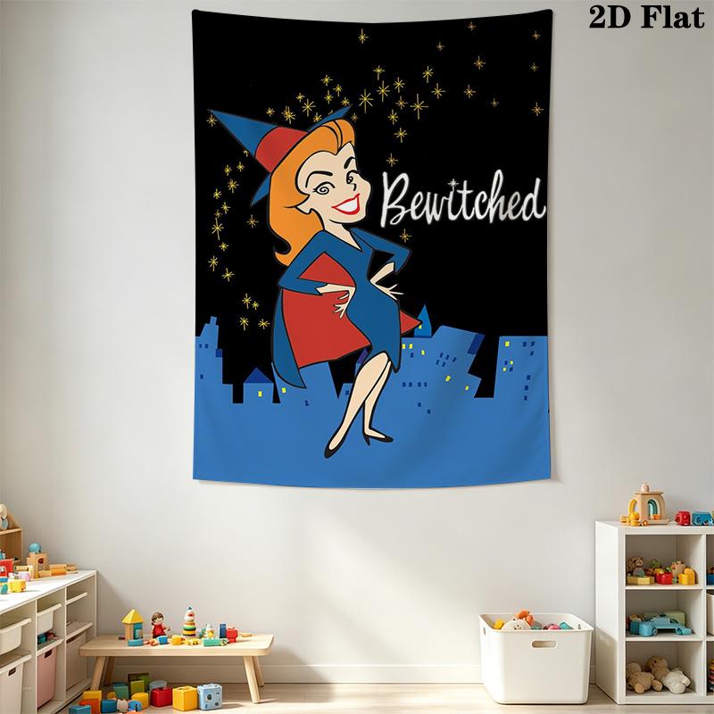 Bewitched Pattern Home Decor Tapestry, Wall Hanging, Decorative RV Wall Cloth.XGT0914111