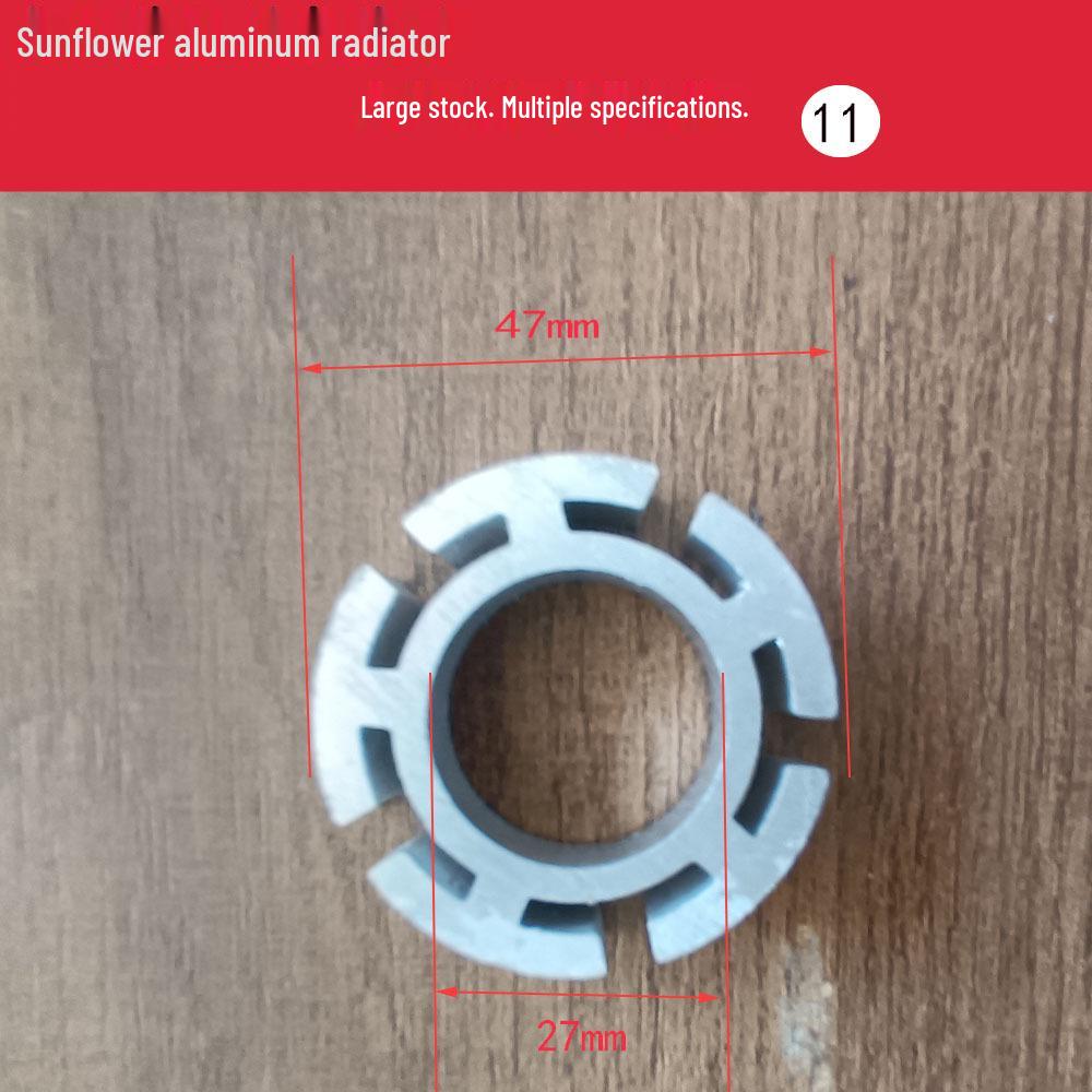 Sunflower Aluminum Alloy Round Heatsink with Irregular Fins for LED COB