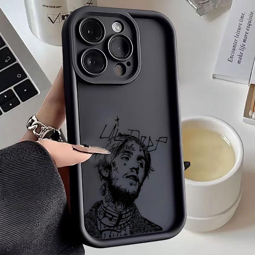 Rapper Cry Baby Lil p-Peep Hell Boy Phone Case For iphone Apple 17 AIR 16 16E 11 12 13 14 15 XR Plus Pro Max Silicone Case Cover