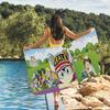 Cartoon Dr Slump Beach Towel Yoga Gym Yoga Gym Lightweight Portable For Swimming Shower Travel Sports Accessories Sandproof
