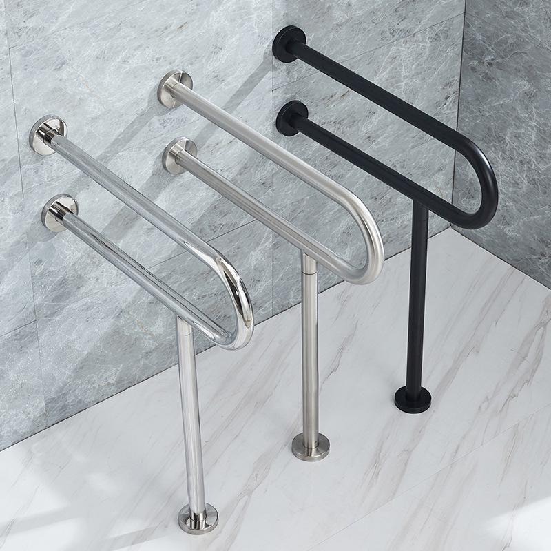 304 Stainless Steel U-Shaped Grab Bar: Safe, Accessible Bathroom Handrail for Elderly