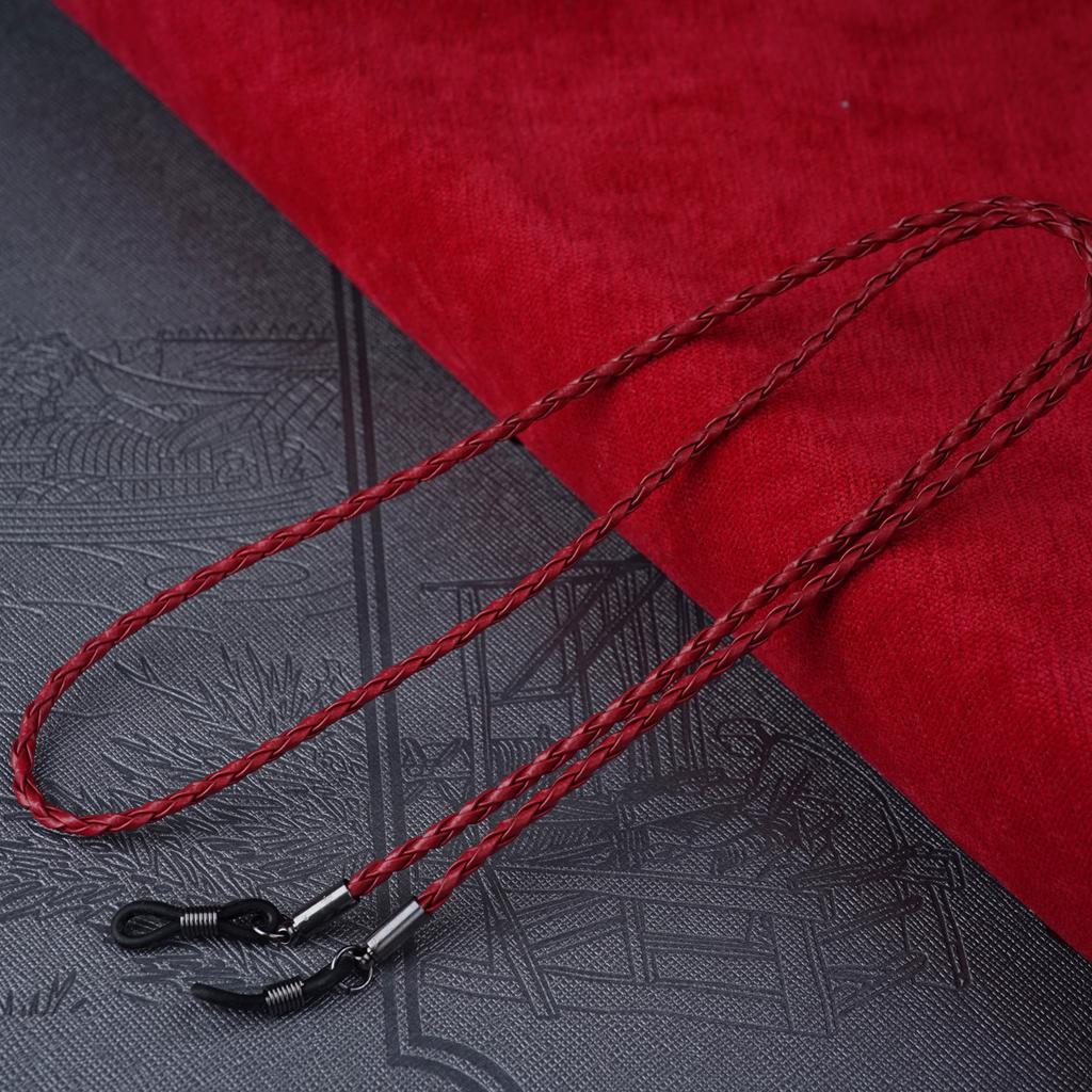 Dicke gedrehte Sonnenbrillen Kordelkette Brillen geflochtene Brillenband Tragekordel