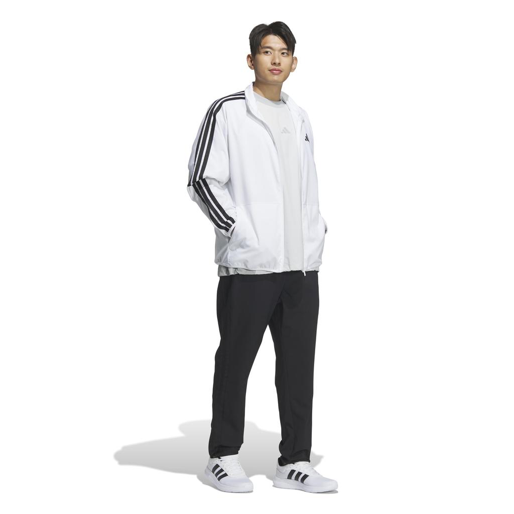 Adidas JZR06 Cross White Size a Jersey Top Men's 3-Stripes Jacket, (JV7002), 2L, Must-Have