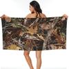 Real Tree Camouflage Beach Towel Soft Microfiber Quick Dry Absorbent Quick Towels For Bath