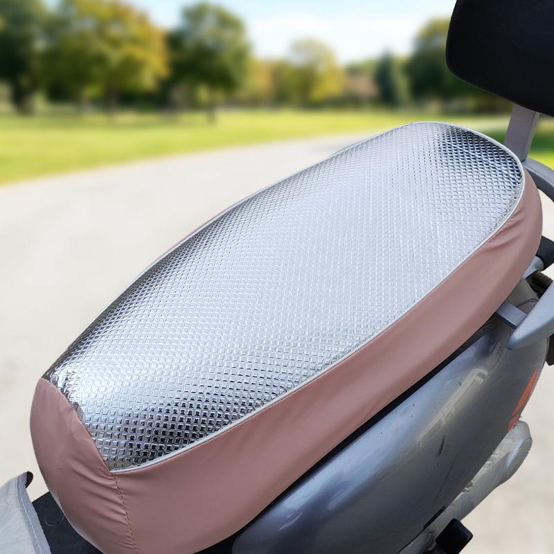 Waterproof Sunproof Heat Insulating Seat Cover for Electric Vehicles, Motorcycles, Scooters, and Battery Cars.