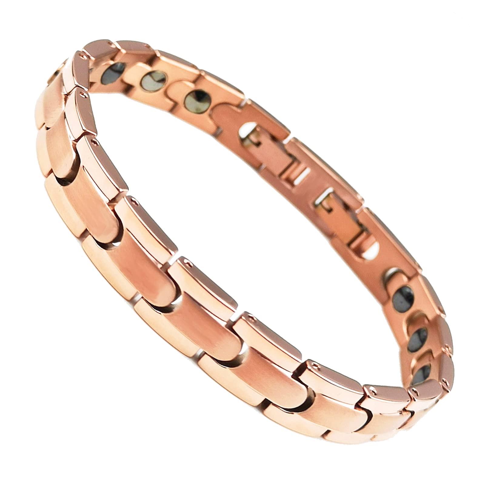 

Браслет Lobyka из германия для мужчин и магнитный гематитовый оздоровительный подарок розовый 185 мм женщины, браслет-манжета, браслет, коробка, золото,