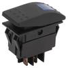 Boat Rocker Switch LED Light Bar Rocker Switch Rocker Power Switch 16A 250VAC for Electric Car