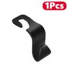 4Pcs Hooks for Bags Car Clips Front Seat Headrest Organizer Holder Auto Fastener Hangers Car Storage Interior Accessories