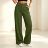 Women's High Waisted Flared Yoga Pants with Side Pockets, Wide Leg Athletic Pants for Workout and Casual Wear