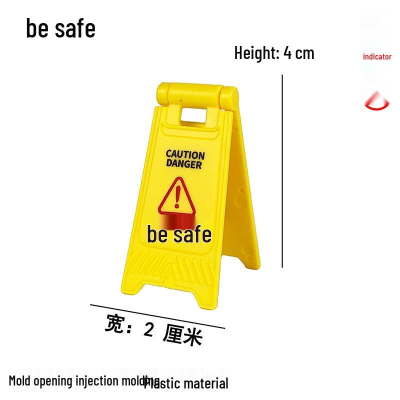 Speed Bump & Traffic Scene Model Toys: Cars, Cones, Signs, Lights, Plates