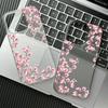 Pink Spring Flowers Silicone Phone Case For IPhone 17 16 15 11 13 12 14 Pro Max Cover Case Funda Coque Bumber