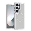 Dual Color Magnetic TPU+Acrylic Phone Case For Samsung Galaxy S26+ 5G, Anti-Yellow Shockproof Transparent Protective Cover