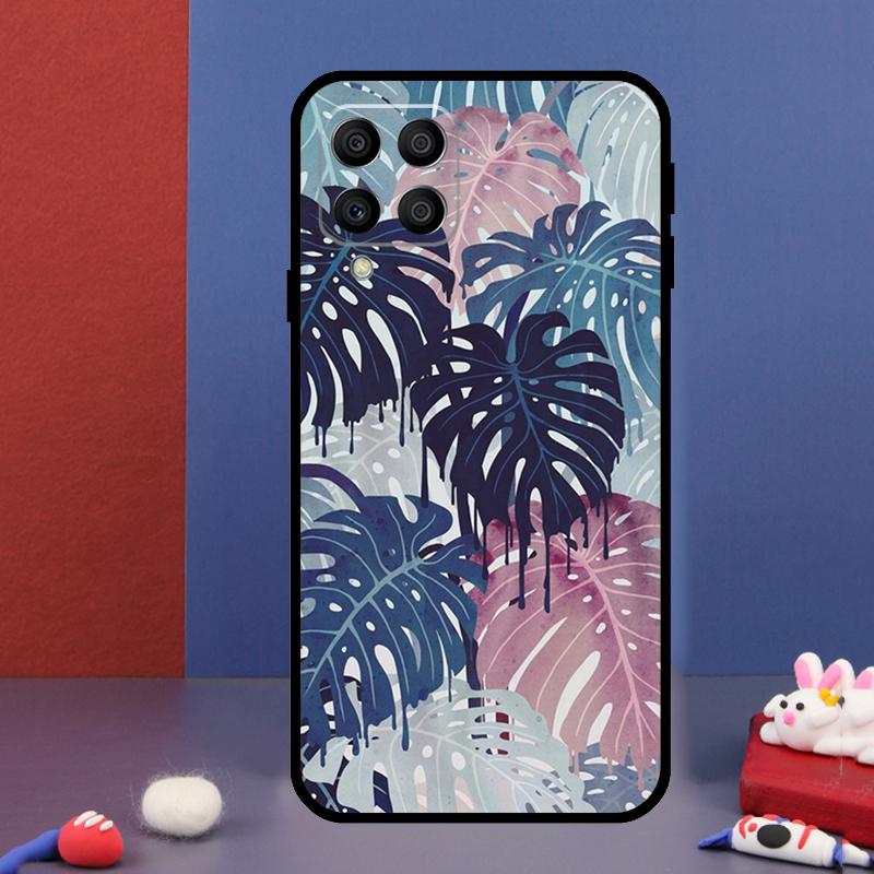 Tropical Monstera Leaves For Samsung Galaxy M15 M55 M33 M13 M23 M53 M31 M51 M14 M34 M54 M20 M30s M52 M32 Phone Case
