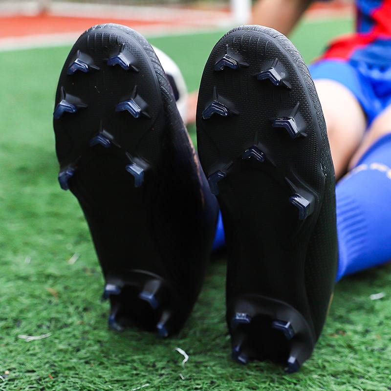 Men's/Women's Waterproof Wear-Resistant Football Boots Anti-Slip Sports Artificial Turf Outdoor Football Training Shoes