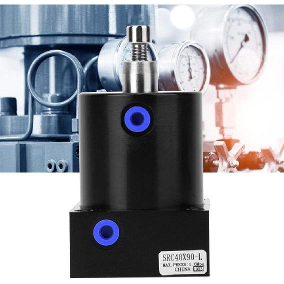 SRC40 Swing Clamp Cylinder 90 Degrees Large Rotary Actuator Pneumatic Clamping Cylinder (SRC40X90L) Pneumatic Actuator Hydraulic Hose Clamp Irwin