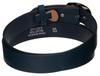 Wide leather belt LADY NO.4 NAVY 100