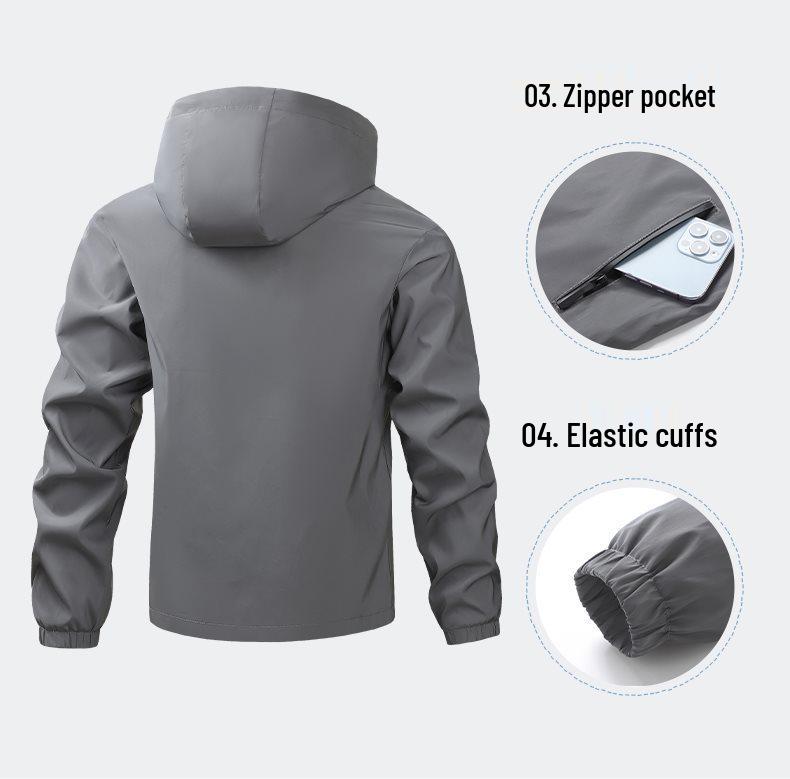 2026 Reflective Hooded Outdoor Jacket - European Size