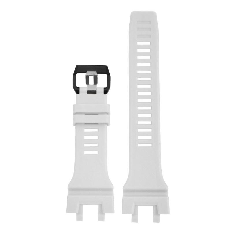 

Для G-SHOCK Casio 5641 GBA-900-1A GBA-900 GBA900 GBA-900-1/4A/7 Серії Смоляний Силіконовий Гумовий Ремінець Браслет Аксесуари для Годинників білий