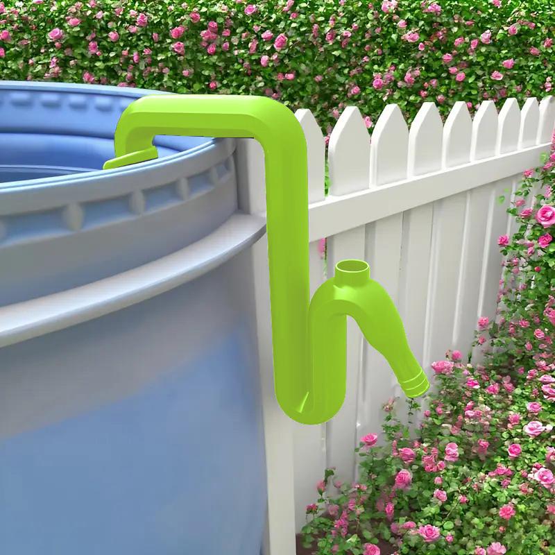 Kendinden Emişli Sifon Hortumu Delmesiz Taşma Borusu Zahmetsiz Otomatik Drenaj ve Doldurma Yağmur Suyu Transferi ve Taşma Borusu Çözümü