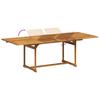 7 Piece Outdoor Dining Set Solid Acacia Wood Table and Textilene Chairs