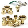 1/2" 3/4" 1" Messing Schnellkupplung BSP Innengewinde 16mm Schnullernippel Kupplungsadapter für Gartenbewässerung Verbinden Reparieren