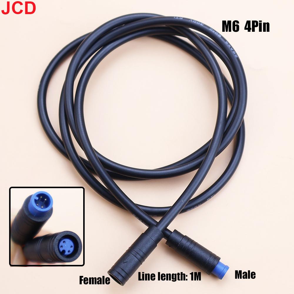 1pcs M6 M8 2 3 4 5 6 Pin Electric Bicycle Butt Joint Plug For Ebike Display Cable Male to Female Waterproof Aviation Connector