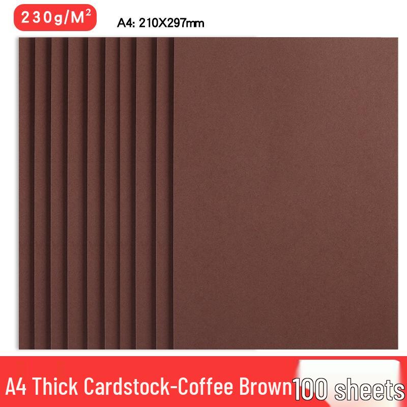 A4 Black & White Thickened Cardstock for Student & Kinder Crafts, 8K/4K/A3 Drawing Paper
